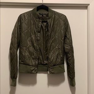 Romeo & Juliet army green bomber jacket